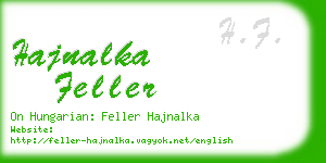 hajnalka feller business card